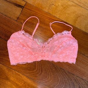 Peach Lace Bralette